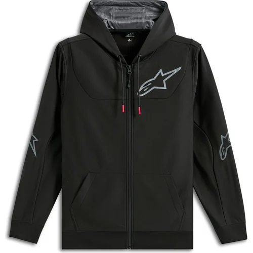 Mikina SESSIONS 3 HOODIE ALPINESTARS 1244-53110-1011-S (čierna/sivá, veľkosť S)