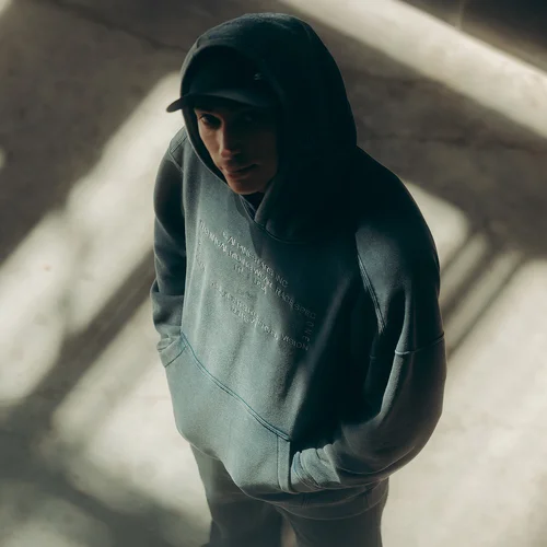 Mikina infinite washed oversized hoodie (vypraná modrá, veľkosť L) /ALPINESTARS/ - obr. 3