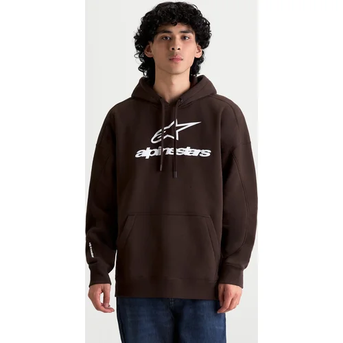 Mikina prelude oversized hoodie (hnedá, veľkosť M) /ALPINESTARS/ - obr. 5