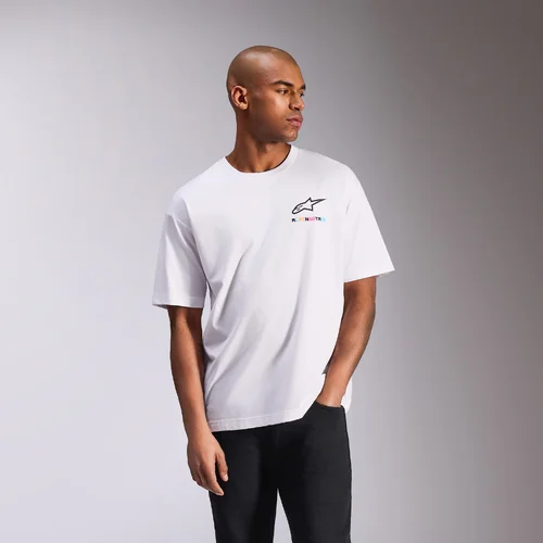 Tričko wild oversized CSF 1216-72050-20-L (biela, veľkosť L) /ALPINESTARS/ - obr. 3