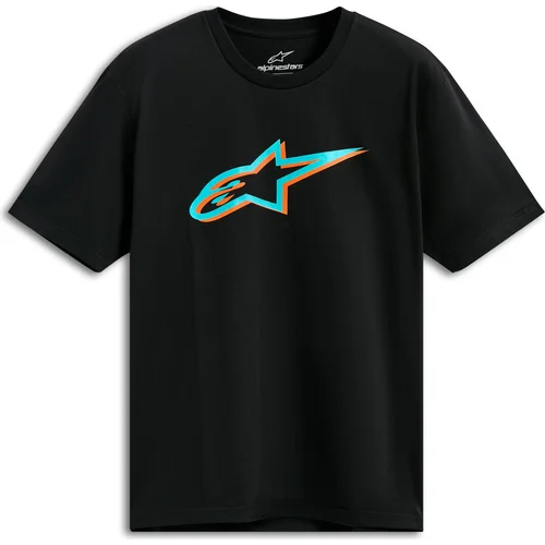 Tričko ageless shadow CSF ALPINESTARS 1214-73104-1074-M (čierna/tyrkysová, veľkosť M)