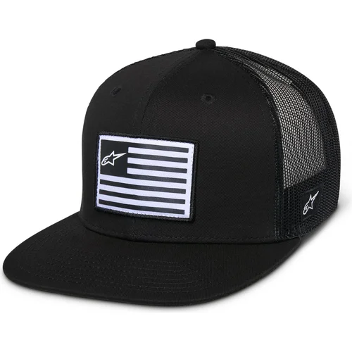 Čierna/čierna) ALPINESTARS 1235-81960-1010-OS šiltovka FLAG FLAT