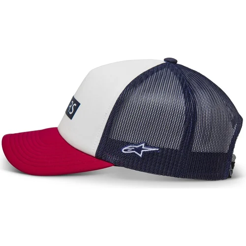 Šiltovka CLARIFIED FOAM TRUCKER, (biela/červená) /ALPINESTARS/ - obr. 1