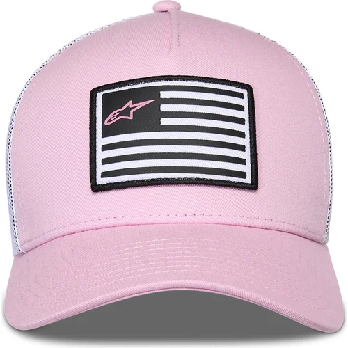 Šiltovka FLAG SNAP HAT, (ružová/biela) /ALPINESTARS/ - obr. 1