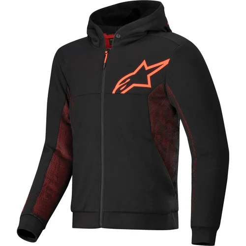 Bunda chrome AIR sport ALPINESTARS 4200425-1030-XL (čierna/červená fluo, veľkosť XL)