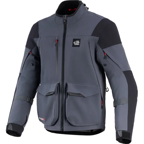 Bunda maxdura drystar XF ALPINESTARS 3201226-9154-3XL (tmavosivá/čierna, veľkosť 3XL)