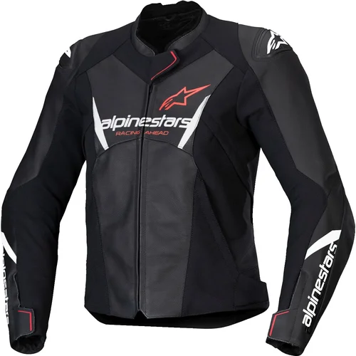 Bunda stella faster 3 ALPINESTARS 3113625-1781-44 (čierna/biela/červená fluo, veľkosť 44)