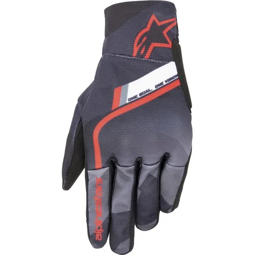 Rukavice REEF ALPINESTARS 3569020-1343-XL (camo/červená/čierna/sivá/biela, veľkosť XL)