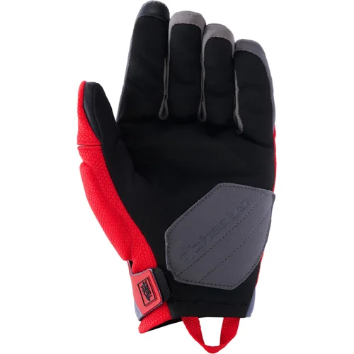 Rukavice DURACK (čierna/sivá/červená, veľkosť 2XL) /ALPINESTARS/ - obr. 1