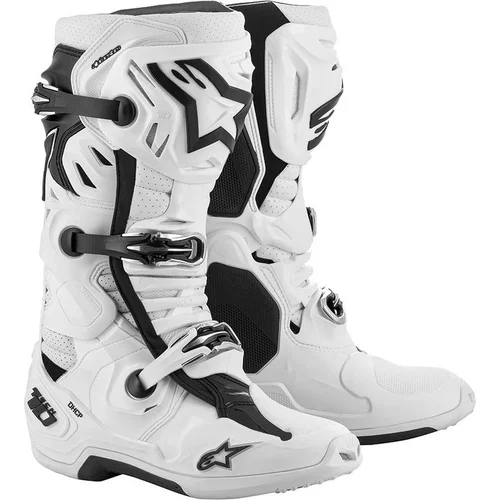 Topánky TECH 10 2010520-20-8 perforované, (biela, veľkosť 42) /ALPINESTARS/