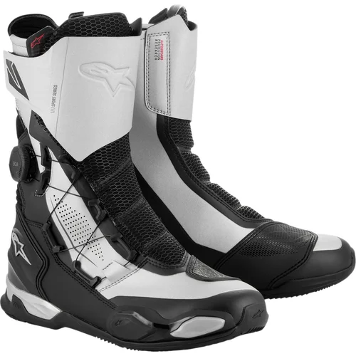 Topánky SP-X BOA ALPINESTARS 2222024-119-45 (čierna/strieborná, veľkosť 45)