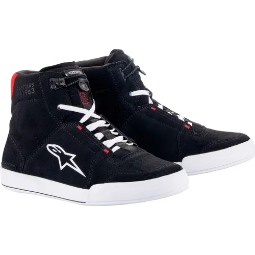 Topánky CHROME ALPINESTARS 2512322-1304-8,5 (čierna/biela/červená, veľkosť 41)