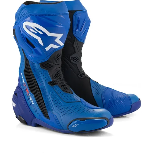 Topánky SUPERTECH R VENTED ALPINESTARS 2220121-713-46 (modrá/čierna, perforovaná podšívka, veľkosť 46)