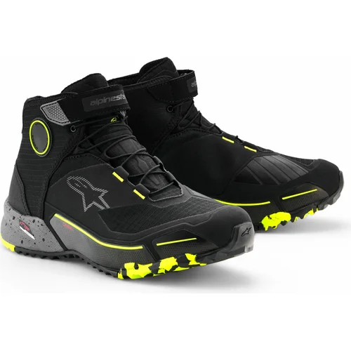 Topánky CR-X DRYSTAR ALPINESTARS 2611820-1015-8,5 (čierna/tmavosivá/žltá fluo, veľkosť 41)