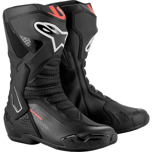 Topánky SMX-6 3 ALPINESTARS 2223025-1030-43 (čierna/červená fluo, veľkosť 43)