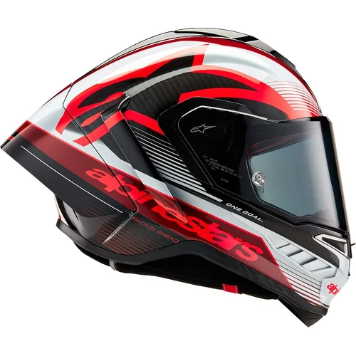 Prilba SUPERTECH R10 TEAM (karbon/červená/biela, veľkosť S) /ALPINESTARS/ - obr. 4