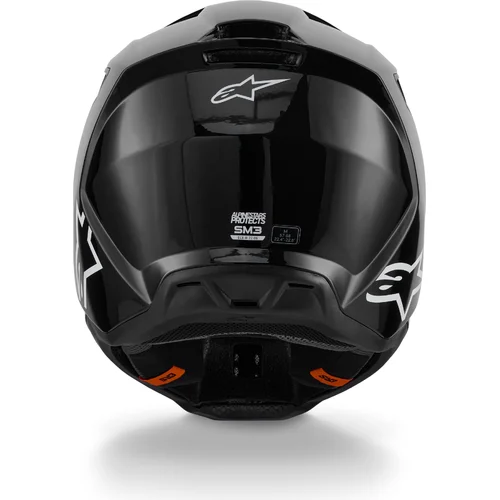 Prilba S-M3 SOLID 8300426-1180-XL (čierna, veľkosť XL) /ALPINESTARS/ - obr. 2