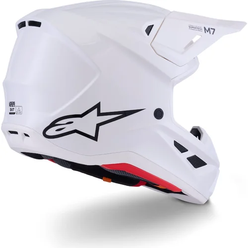 Prilba supertech S-M7 solid 8301326-2180-L (biela, veľkosť L) /ALPINESTARS/ - obr. 3