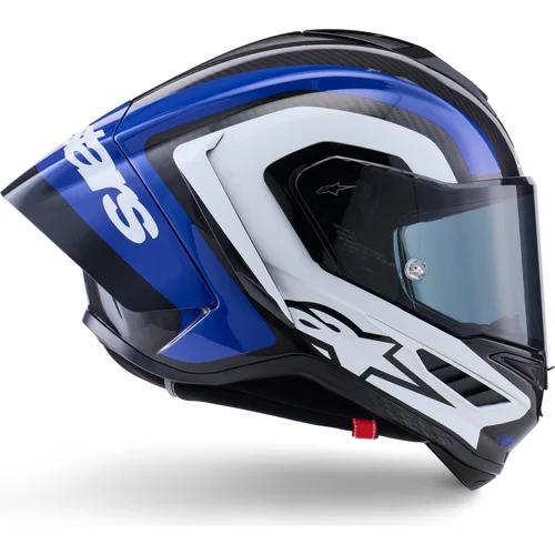 Prilba supertech R10 arius (karbon/modrá/biela, veľkosť S) /ALPINESTARS/ - obr. 4