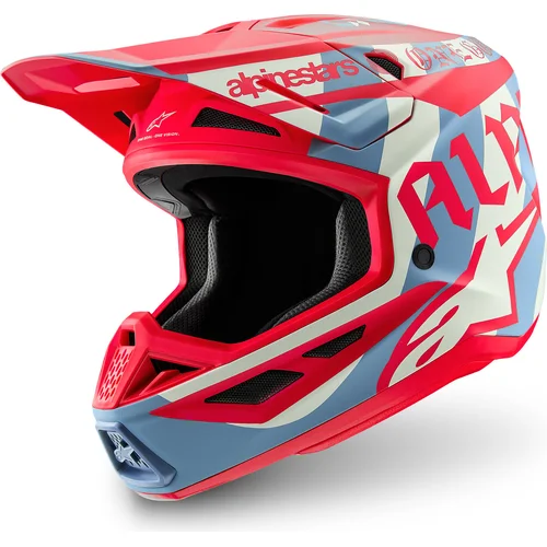 Prilba SUPERTECH S-M7 limitovaná edícia BEAST COAST ALPINESTARS 8305726-1686-XL (sivá/čierna/oranžová, veľkosť XL)