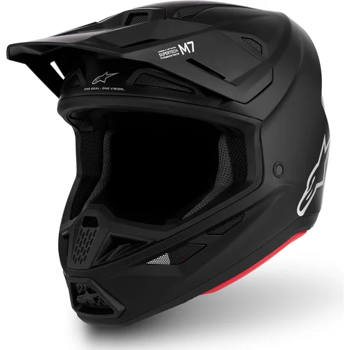 Prilba supertech S-M7 solid ALPINESTARS 8301326-110-S (čierna matná, veľkosť S)