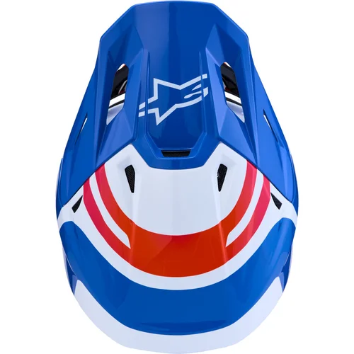 Prilba supertech S-M7 core (biela/modrá/oranžová/ružová, veľkosť S) /ALPINESTARS/ - obr. 1