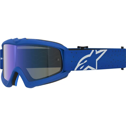 Okuliare VISION YOUTH VESTA ALPINESTARS 5140127-7353-TU detské, (modrá/biela, zrkadlové modré plexisklo) 2027