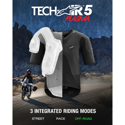 Airbagová vesta TECH-AIR®5 PLASMA systém (čierna, veľkosť 4XL) /ALPINESTARS/ - obr. 11