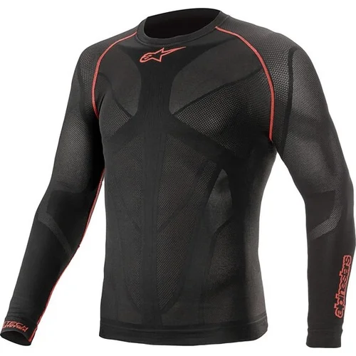 Termobielizeň s dlhým rukávom RIDE TECH SUMMER ALPINESTARS 4752521-13-M/L (čierna/červená, veľkosť M/L)