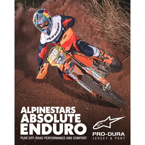 Dres PRO-DURA, (modrá/oranžová/biela, veľkosť L) /ALPINESTARS/ - obr. 7