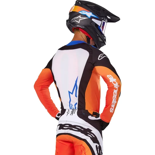 Dres TECHSTAR MELT, (oranžová/modrá, veľkosť M) /ALPINESTARS/ - obr. 11