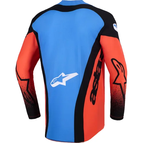 Oranžová/čierna/modrá dres TECHSTAR KNIF, veľkosť M) /ALPINESTARS/ - obr. 1
