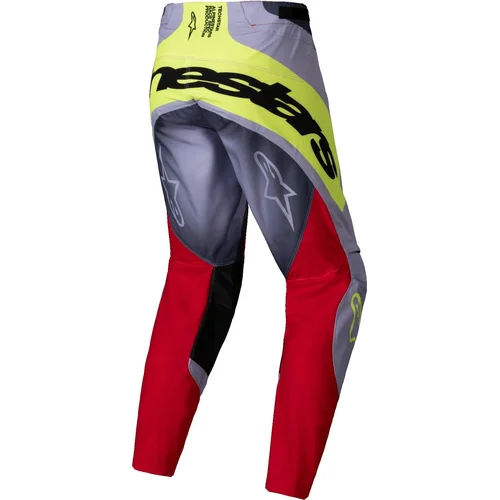 Nohavice TECHSTAR MELT (červená/sivá, veľkosť 36) /ALPINESTARS/ - obr. 1