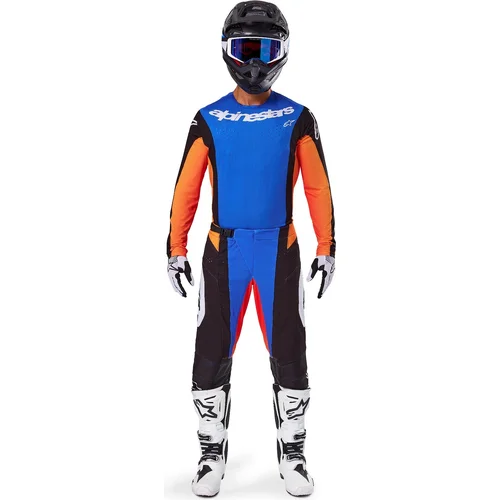 Nohavice TECHSTAR MELT (oranžová/modrá, veľkosť 38) /ALPINESTARS/ - obr. 2