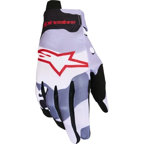 Rukavice RADAR ALPINESTARS 3561824-9347-XXL (orgovánová/svetlá orgovánová/červená/čierna, veľkosť 2XL)