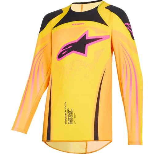 Dres TECHSTAR NOMUR YOUTH, ALPINESTARS, detský (oranžová/žltá/ružová, veľkosť M)
