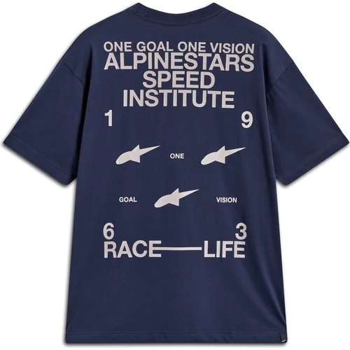 Tričko institute oversized CSF 1236-72306-70-S (modrá, veľkosť S) /ALPINESTARS/ - obr. 1