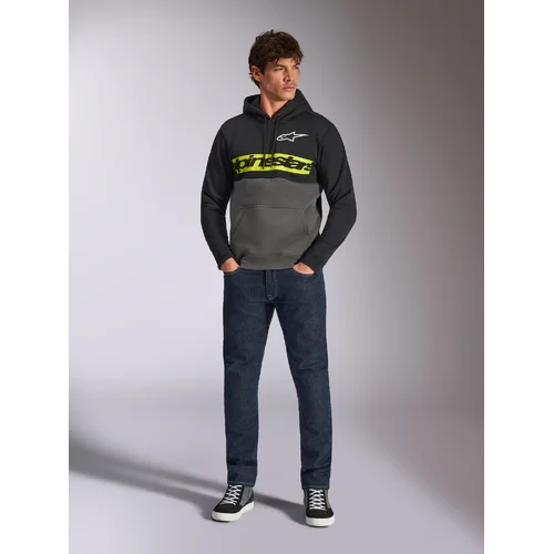 Mikina PARALLEL HOODIE (čierna/sivá, veľkosť S) /ALPINESTARS/ - obr. 2