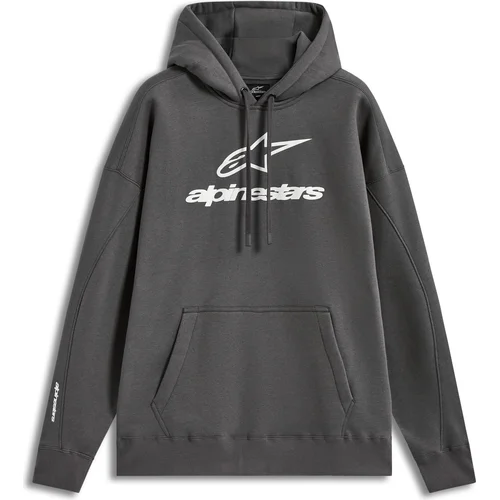 Mikina prelude oversized hoodie ALPINESTARS 1236-52808-18-S (tmavosivá, veľkosť S)
