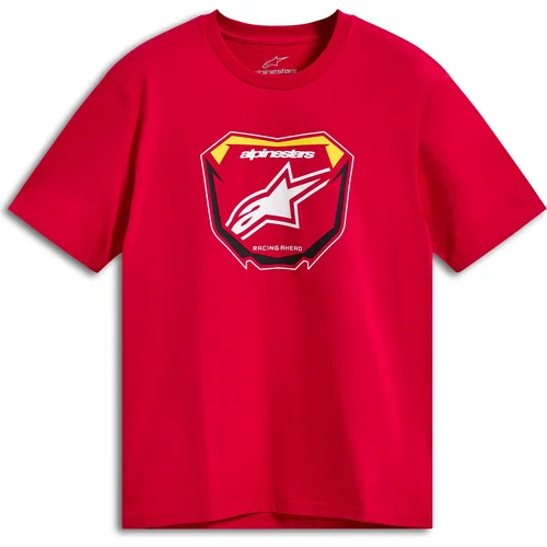 Tričko PLATE CSF ALPINESTARS 1216-72090-30-M (červená, veľkosť M)