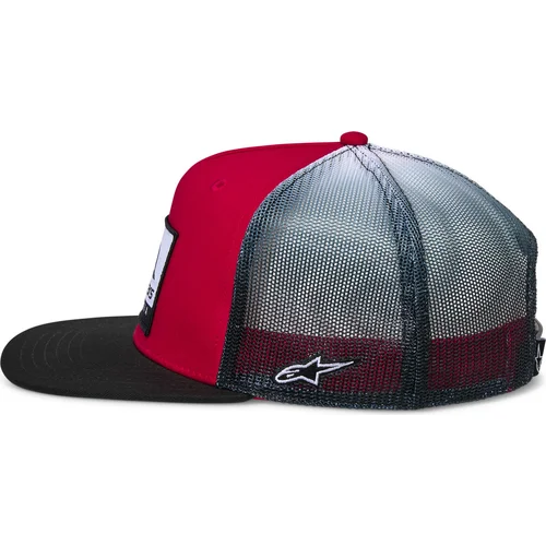 Červená/čierna/biela) šiltovka CALI GRADIENT TRUCKER /ALPINESTARS/ - obr. 1