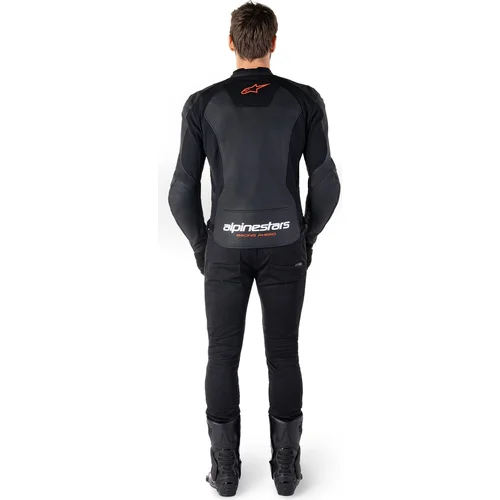 Bunda FASTER 3 (čierna/červená fluo, veľkosť 54) /ALPINESTARS/ - obr. 4