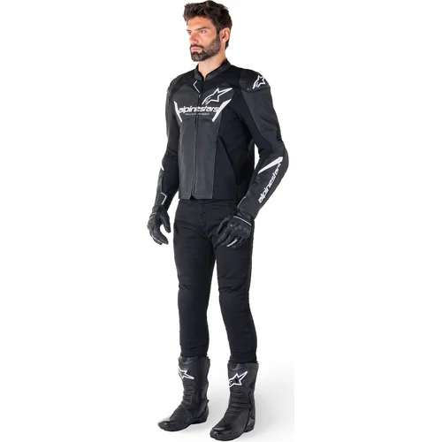 Bunda faster 3 airflow (čierna/biela, veľkosť 58) /ALPINESTARS/ - obr. 3