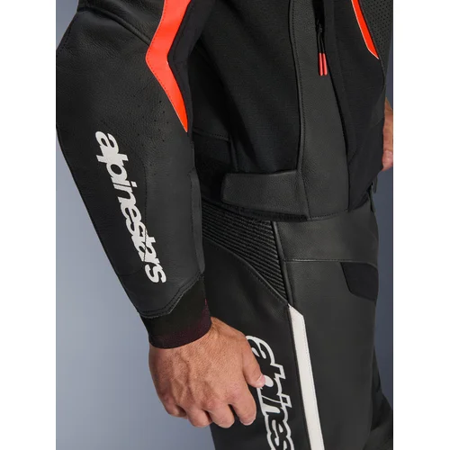Bunda GP FORCE V2 (čierna/červená fluo/biela, veľkosť 54) /ALPINESTARS/ - obr. 3