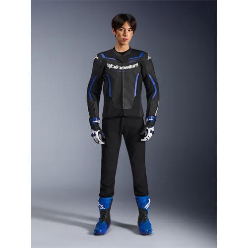 Bunda GP force V2 airflow (čierna/metalická modrá, veľkosť 56) /ALPINESTARS/ - obr. 2
