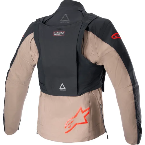 Bunda TECHDURA (čierna/hnedá, veľkosť L) /ALPINESTARS/ - obr. 1