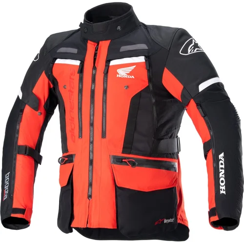 Bunda BOGOTA PRO DRYSTAR HONDA kolekcia ALPINESTARS 3206723-3031-S (červená fluo/čierna, veľkosť S)