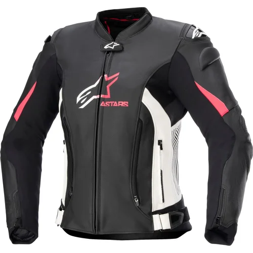 Bunda stella GP plus 4 ALPINESTARS 3110524-1832-40 (čierna/biela/ružová, veľkosť 40)