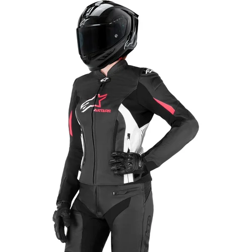 Bunda stella GP plus 4 (čierna/biela/ružová, veľkosť 44) /ALPINESTARS/ - obr. 3