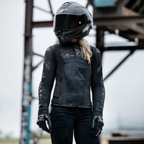 Bunda stella t-gp plus R 4 airflow (čierna/čierna, veľkosť M) /ALPINESTARS/ - obr. 3